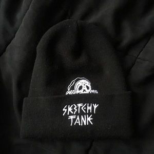 sketchy tank beanie